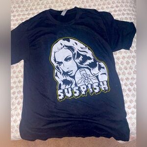Bailey Syrian black Suspish tee shirt Size M worn once